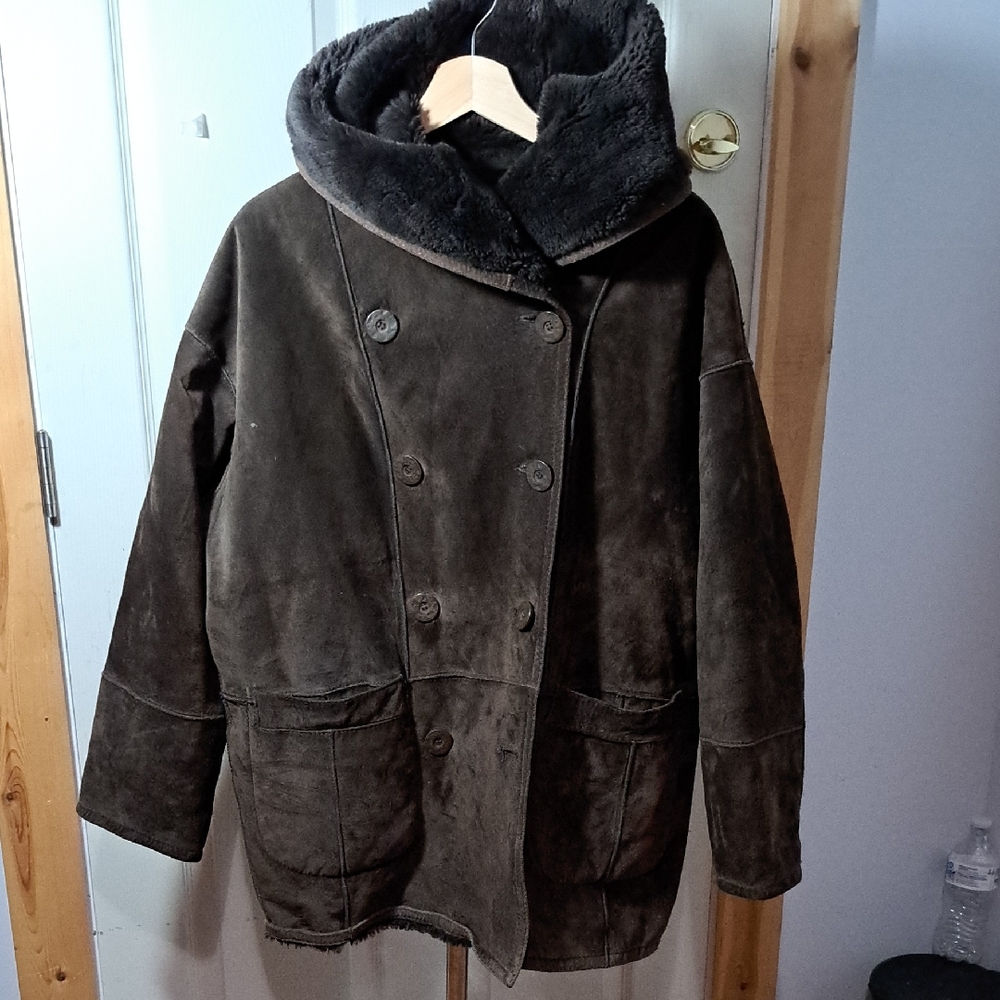 Searle Dark Brown Leather Jacket